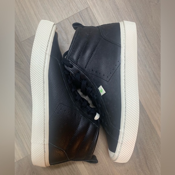 NWT Cariuma OCA Black Premium Leather Sneaker Size 9.5 Women’s - Picture 5 of 12